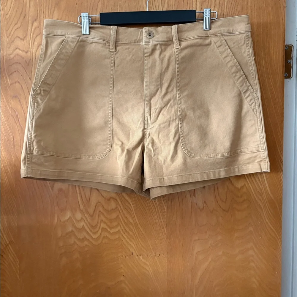 Madewell Tan Women's Cargo Shorts 33 - Picture 2 of 10